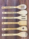 🤣Funny Wooden Spoon Set ( 6 pcs )