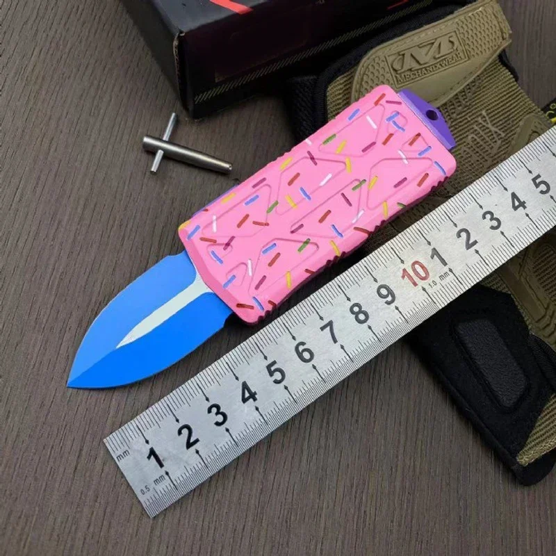 Exocet Pink Donut EDC Microtech Knife