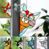 Handmade Stain Cat Suncatcher For Window