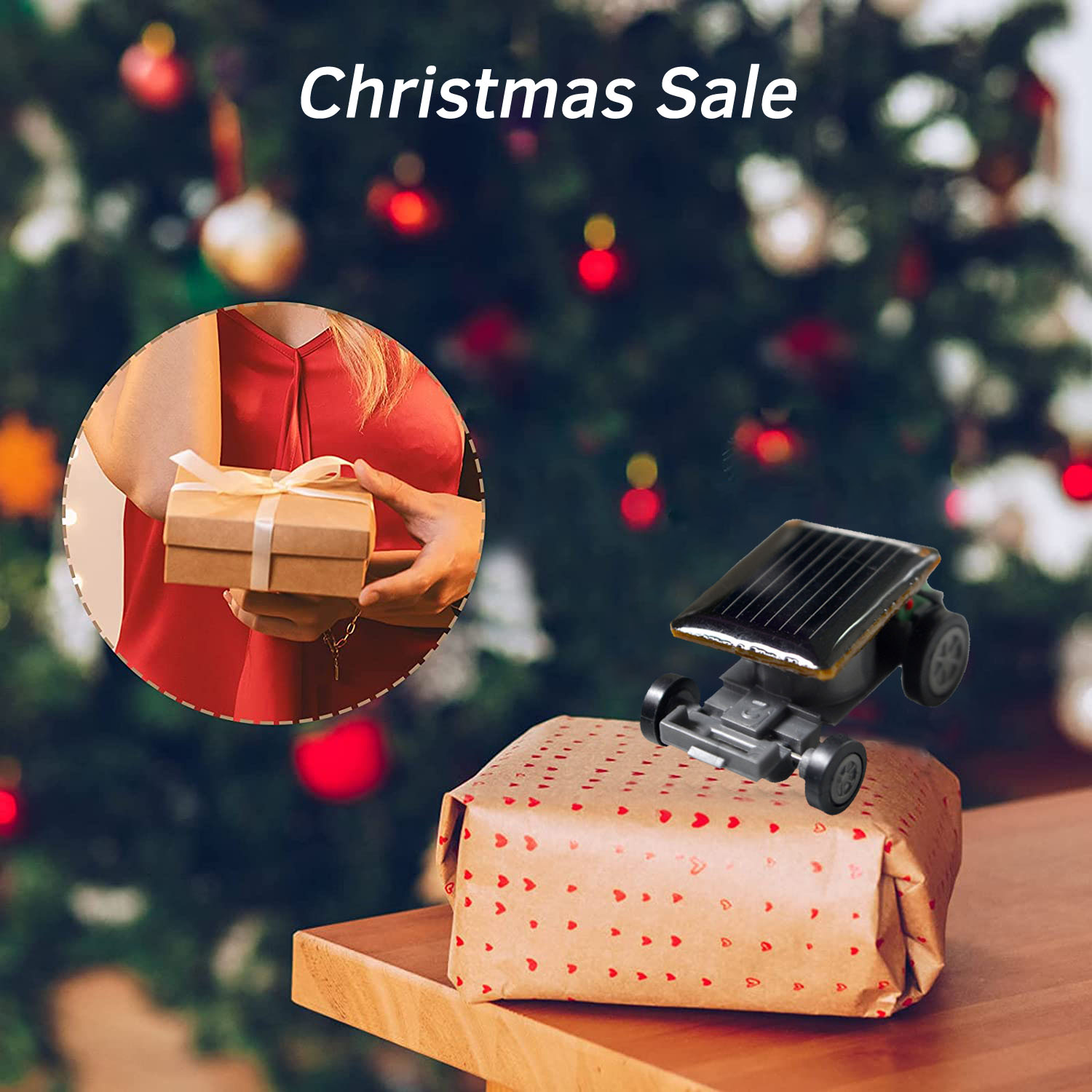 (🎄Early Christmas Sale - 49% OFF) World's Smallest Solar Powered Car Toy - Buy 3 Get 1 Free Now!