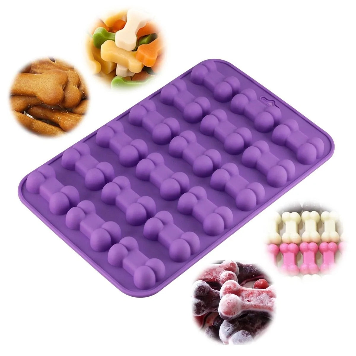 <strong>🏖️Summer Sale - 50% OFF</strong> 🐾Paw & 🦴Bone Silicone Dessert Molds