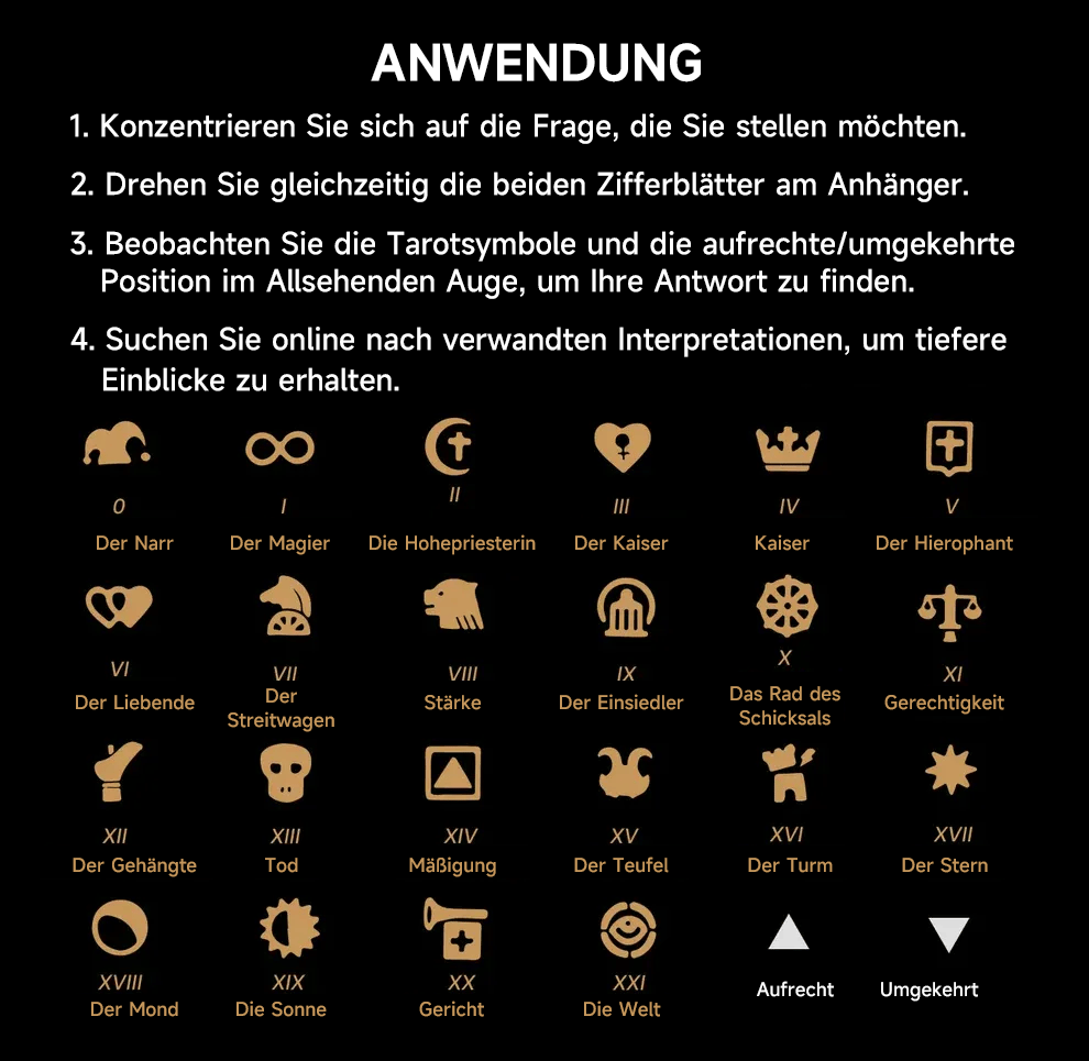 🔥Heißer Verkauf 49% Rabatt - Handgefertigter Tarot Vision Anhänger
