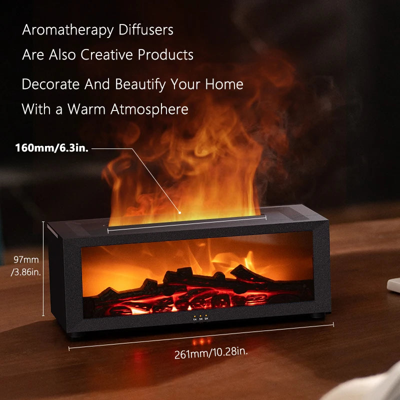 🔥FlameGlow Aroma Diffusor und GlowMist Flame Luftbefeuchter