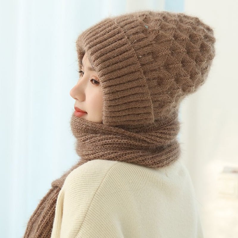 🎄EARLY CHRISTMAS SALE -50% OFF -Winter Versatile Knitted Hooded Scarf for Women