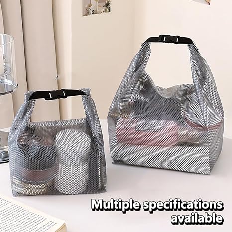 (🔥TikTok Summer SALE) -High Capacity Carryall Transparent Snap Toiletry Bag