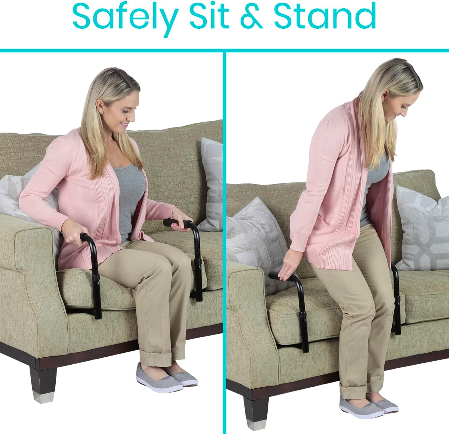 Stand Up Assist- Mobility Standing Aid Rail