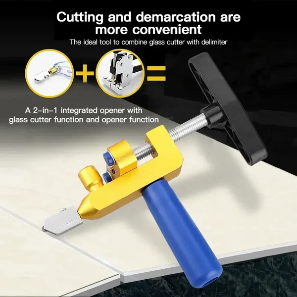 Professional 2-in-1 Ceramic & Glass Tile Cutter