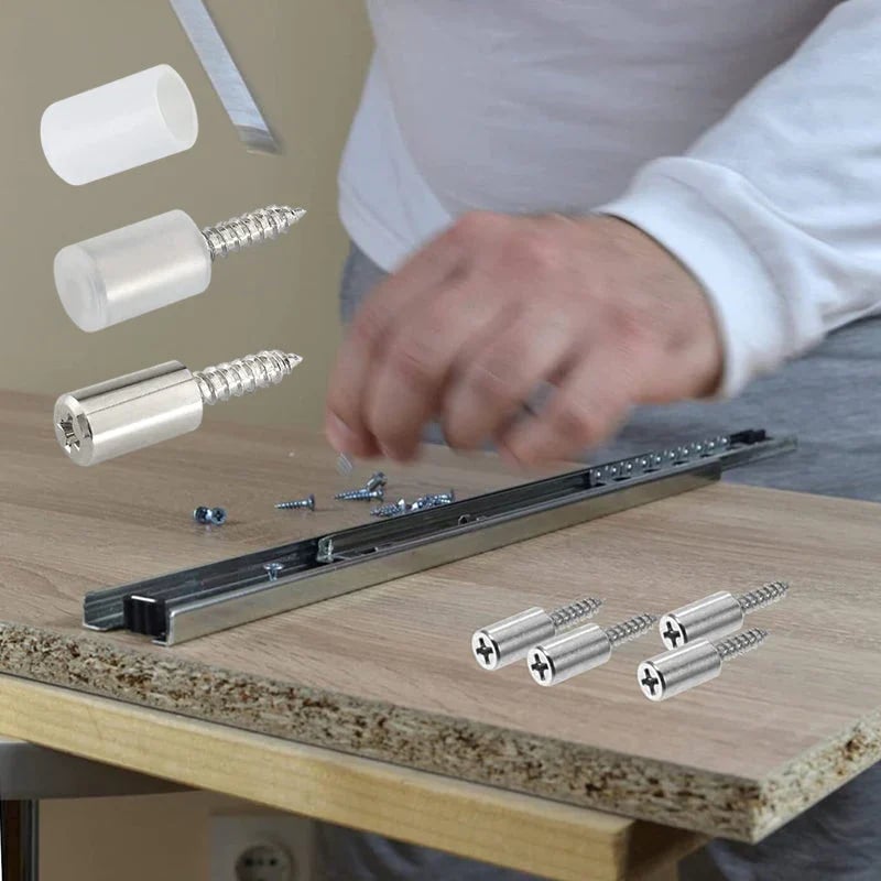 🔥Self-tapping Screws Cabinet Laminate Support