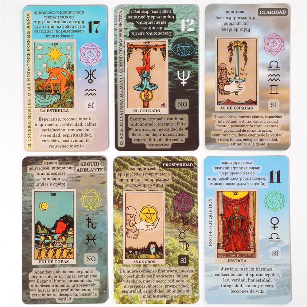 Learning Tarot Cards Deck With Meanings On Them