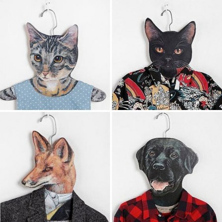 🔥Limited Time Sale 48% OFF🐱 Animal Head Clothes Hangers (BUY 2 SAVE 5%)