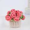 🌹100% Handmade Rose Coaster and Flower Basket Crochet