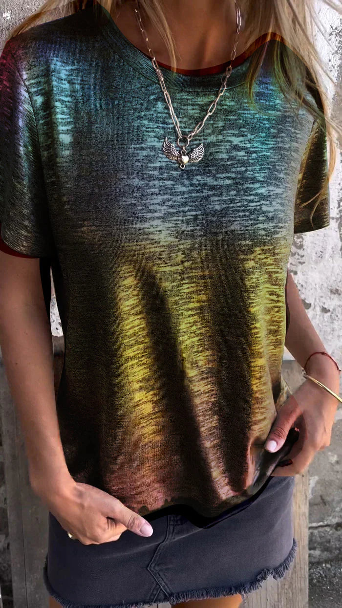 Stamping Short-sleeved T-shirt