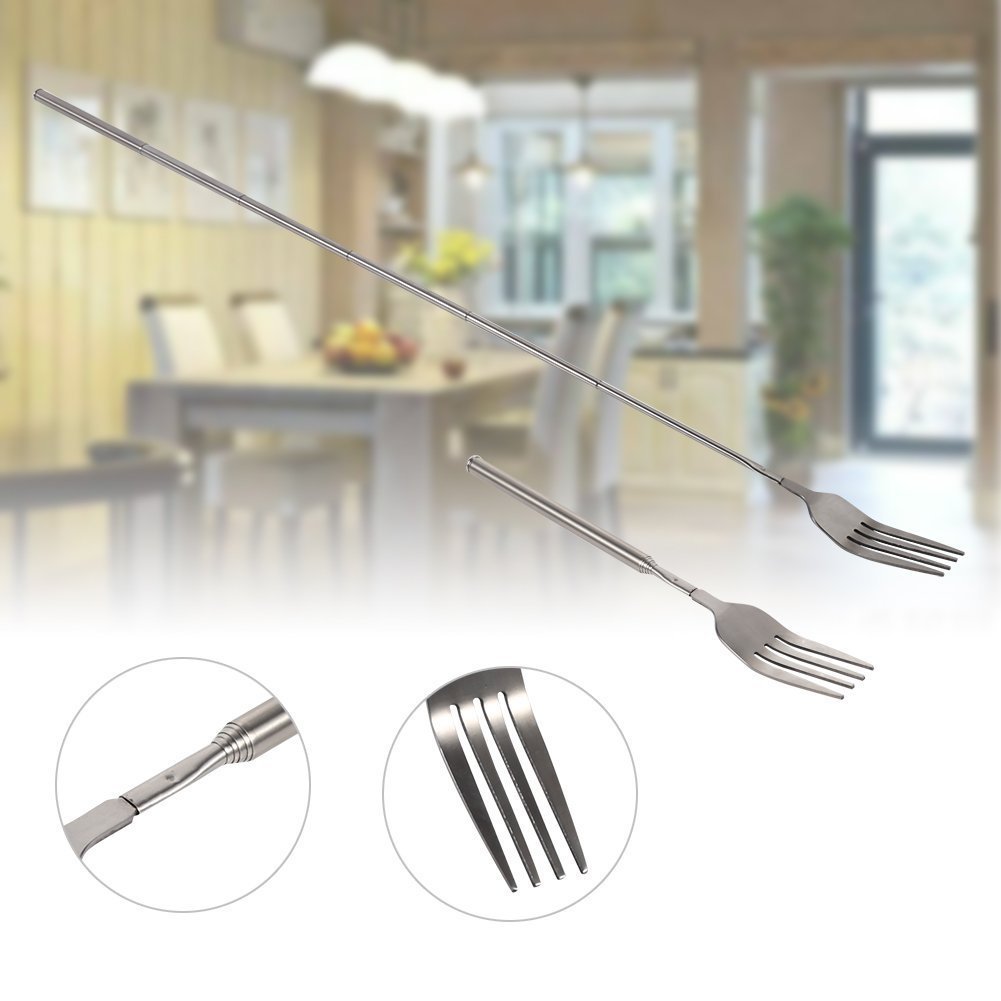 Last Day 70% OFF🔥Telescopic Stainless Steel Fork-Buy 2 Get 1 Free