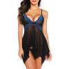 SHEMESIX Eyes On You Lace & Sheer Baby Doll