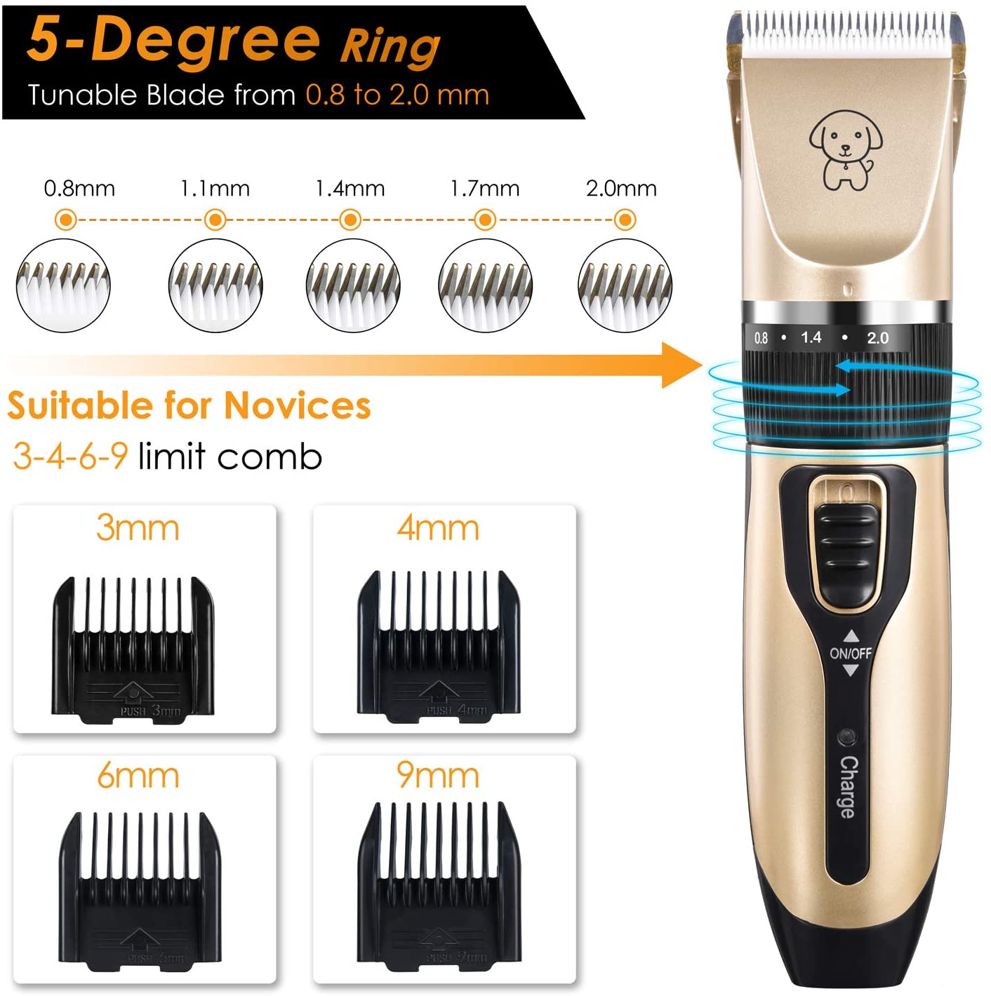 🔥Mother's Day Sale - 65% OFF🔥 Ultra Silent Electric Pet Hair Clipper