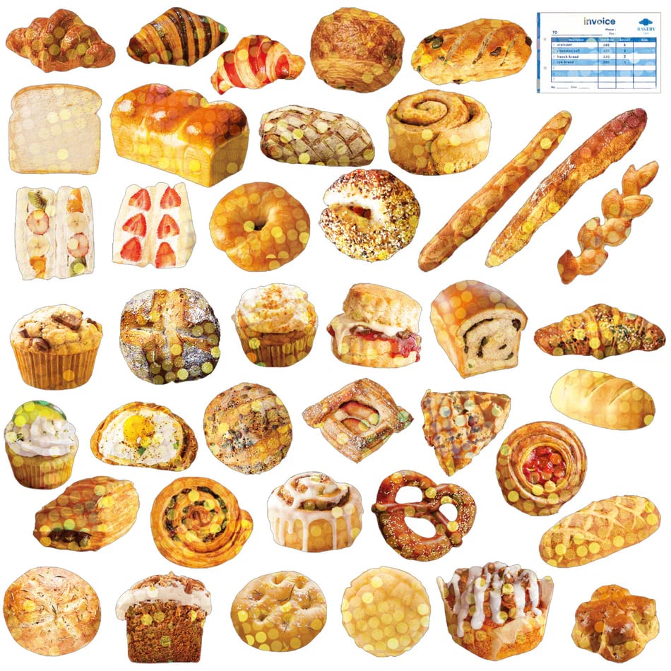 🔥Miniature Shipping Box Flake Sticker Set