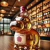 Cute Mengdoo Hippo Whiskey Bottle