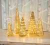 🎁TikTok Last Day Sale - 70% OFF🎄BFF Collection Set of 5 Illuminated Mercury Glass Trees