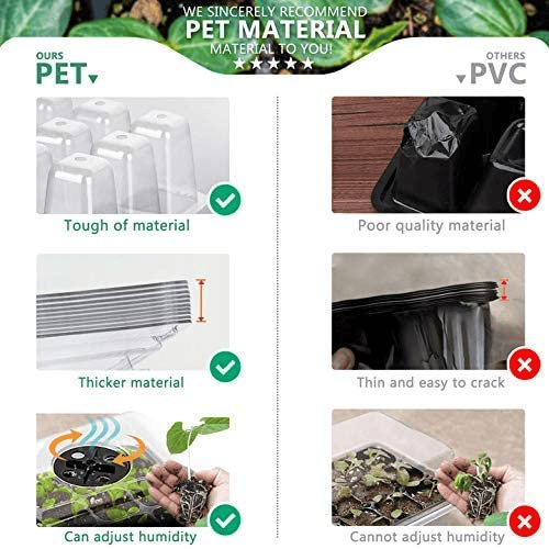 🎁TikTok Last Day Sale - 70% OFF🎉Adjustable Humidity Seed Starter Trays