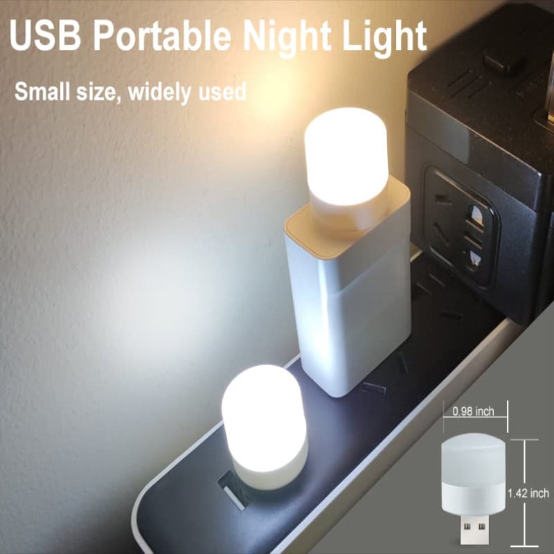 (Spring Hot Sale- 48% OFF) Mini USB Night Light(3 PCS) - 🔥Buy 2 Sets Free Shipping