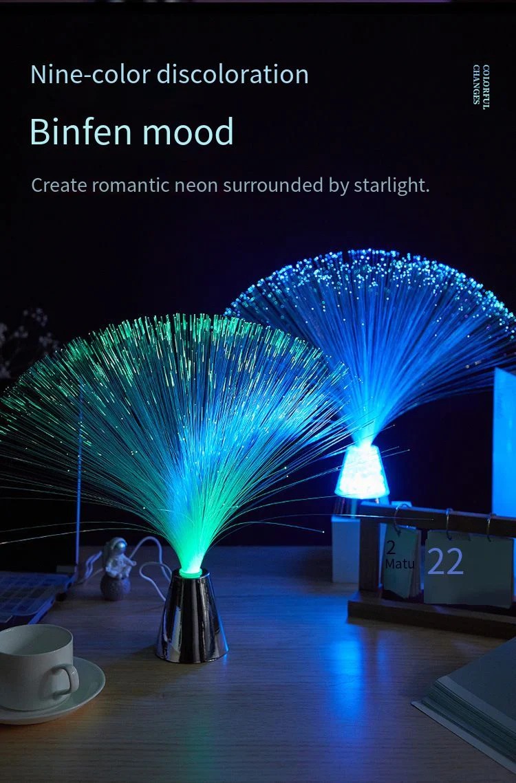 (🌲Christmas Sale- SAVE 48% OFF)Fiber Optic Lamp Color Changing(BUY 2 GET FREE SHIPPING)