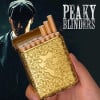 Retro Peaky Blinders Cigarette Case Hand-Carved Shelby