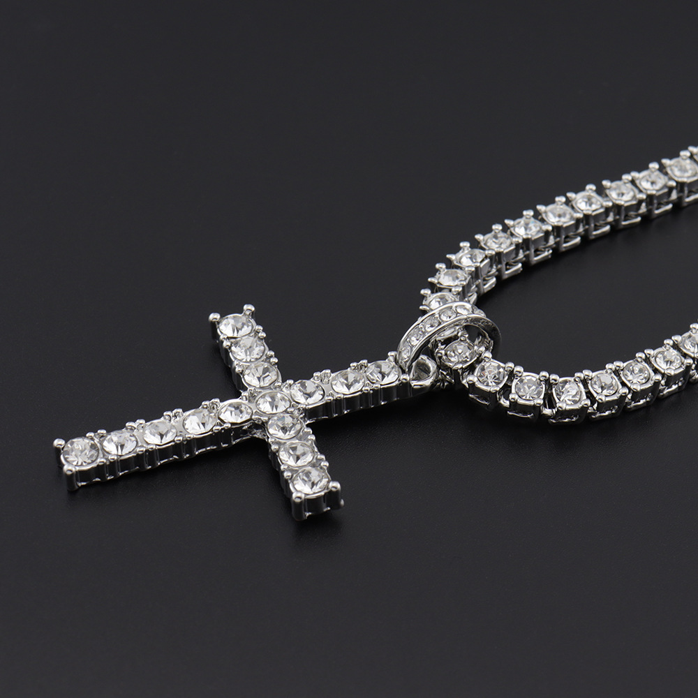 🔥Last Day Promotion - 50% OFF🎁Moissanite Cross Necklace for Men&Women