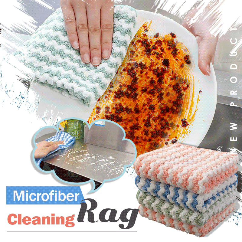 🎅EARLY CHRISTMAS SALE-Microfiber Cleaning Rag Cloth(BUY 5 GET 5 FREE)