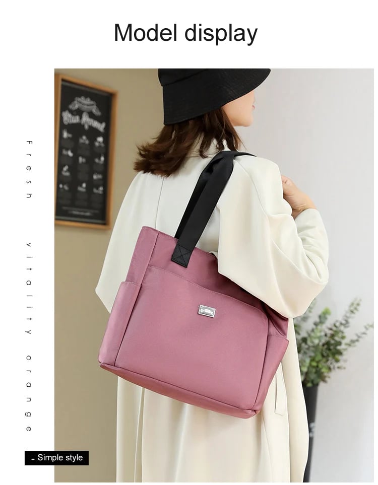🔥Last Day Promotion 70% OFF👜Large Capacity Water Repellent Multi Pocket Nylon Shoulder Bag