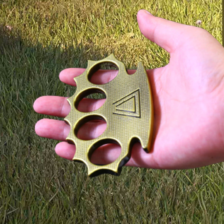 💥LAST DAY SALE 50% OFF💥Self-Defense Brass Knuckles Thickened Iron Fist Zinc Alloy High Hardness