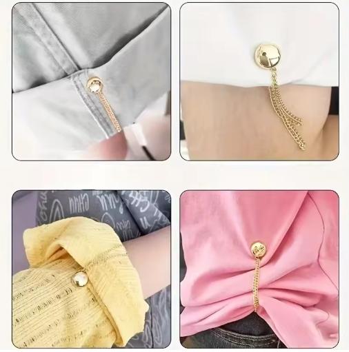 🔥Last Day Promotion 70% OFF🔥4Pcs T-shirt Shortening Clothes with Adjustable Buckle⚡BUY 5 GET 3 FREE