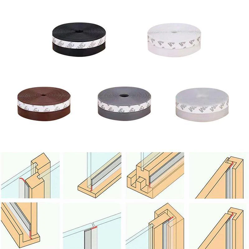 (SALE 49% OFF) Weather Stripping Door Seal Strip (3-Pack/49FT)