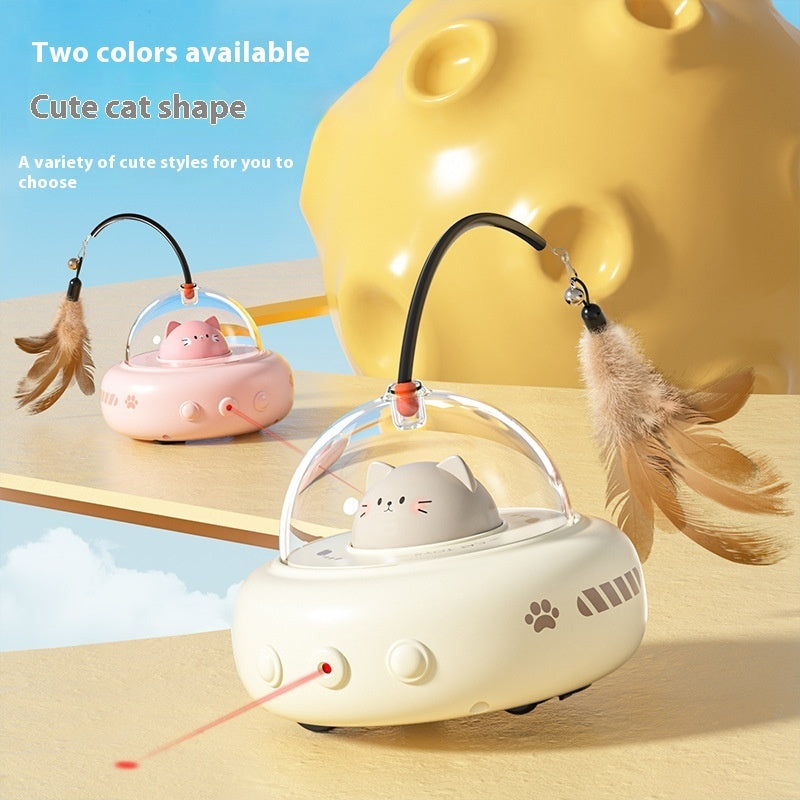 🔥Last Day Promotion 70% OFF🔥Smart Electric UFO Cat Teaser Toy