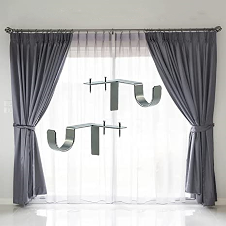 SUMMER HOT SALE 48% OFF-Drilling-Free Curtain Rod Holder(2PCS)-BUY 3 GET 1 FREE