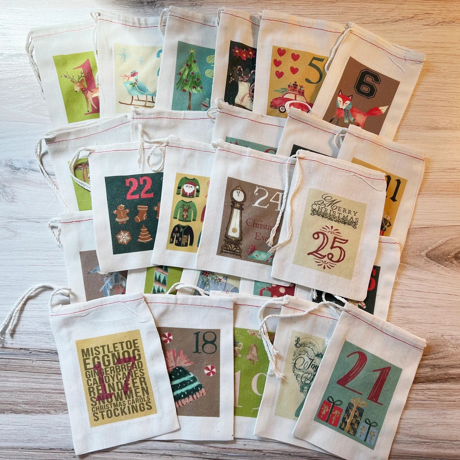 🎅Advent Calendar Bags | Countdown to Christmas