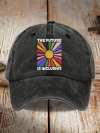 Retro The Future Is Inclusive Print Baseball Cap