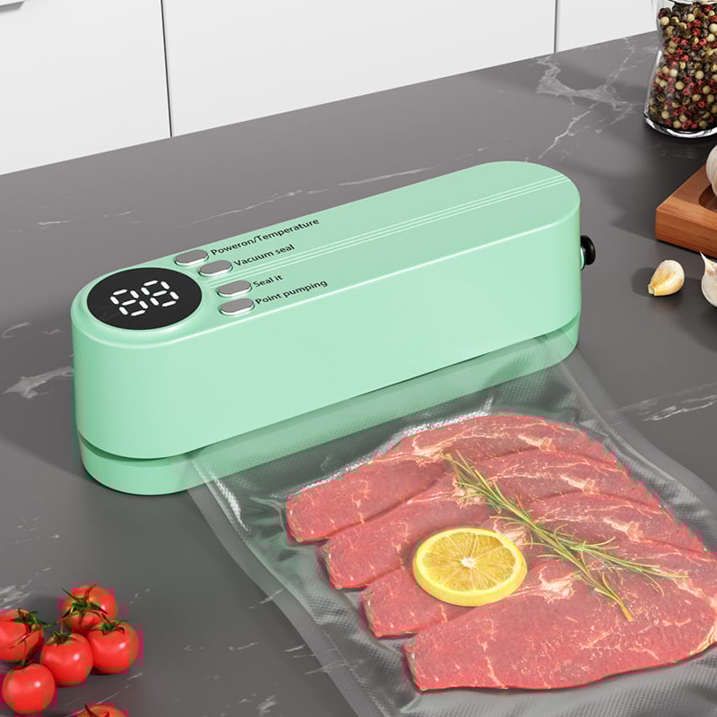 🥗Halten Sie Ihr Essen frisch –  ✨Mini kabelloser Vakuumversiegeler