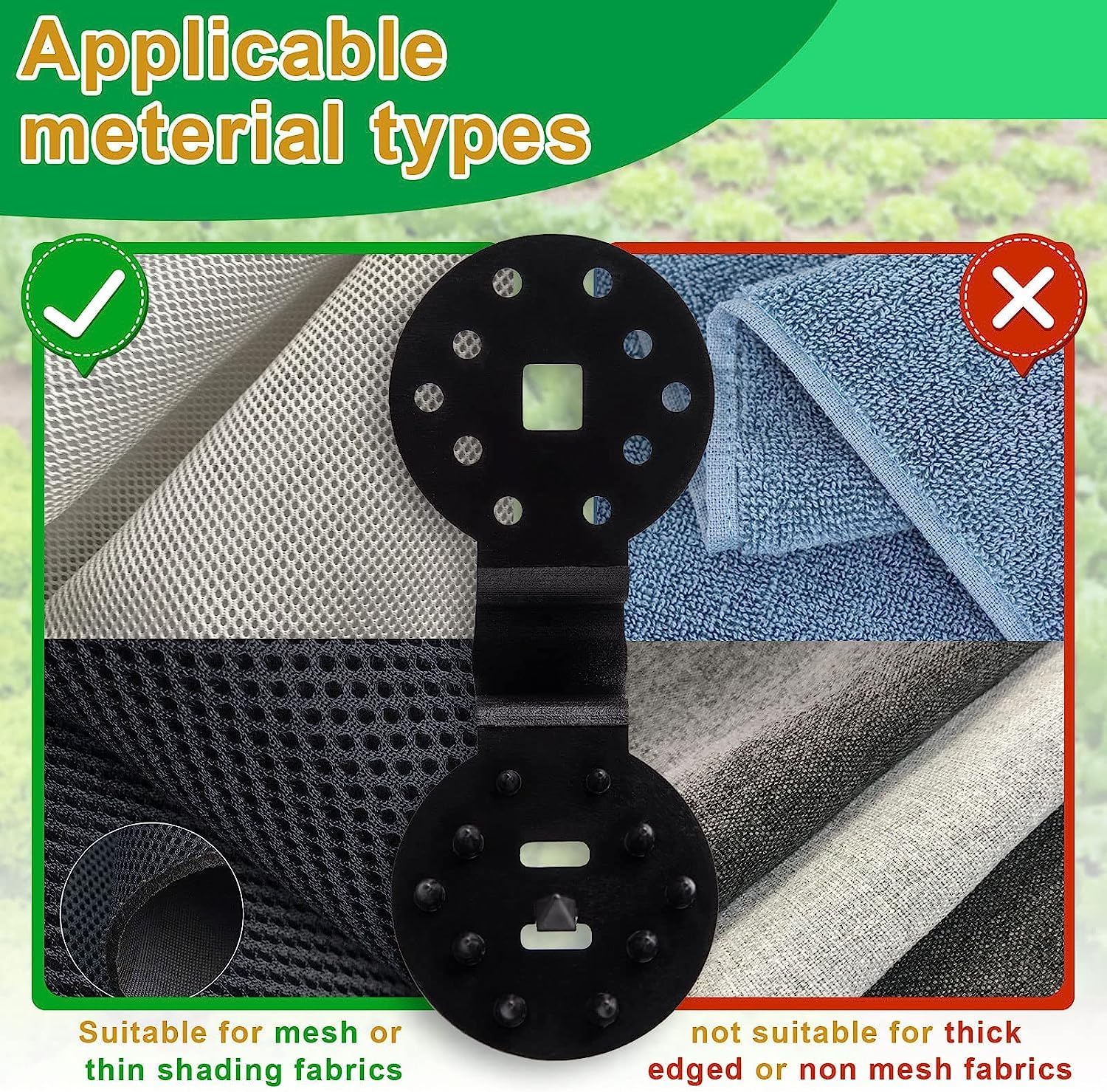 (🔥HOT SALE NOW 49% OFF) Shade Cloth Heavy Duty Lock Grip