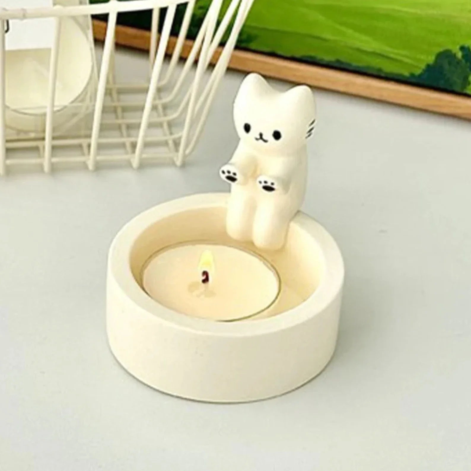 🐱Cute Cat Candle Holder🕯