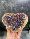 (💗Valentine's Day Gift-30% OFF) Angel Aura Heart Shaped Rainbow Crystal Cluster-BUY 2 FREE SHIPPING