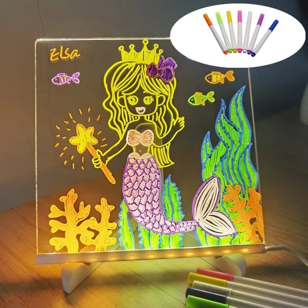 (🌲EARLY CHRISTMAS SALE - 50% OFF) 🎁LED Note Board with Colors🎨, BUY 2 FREE SHIPPING