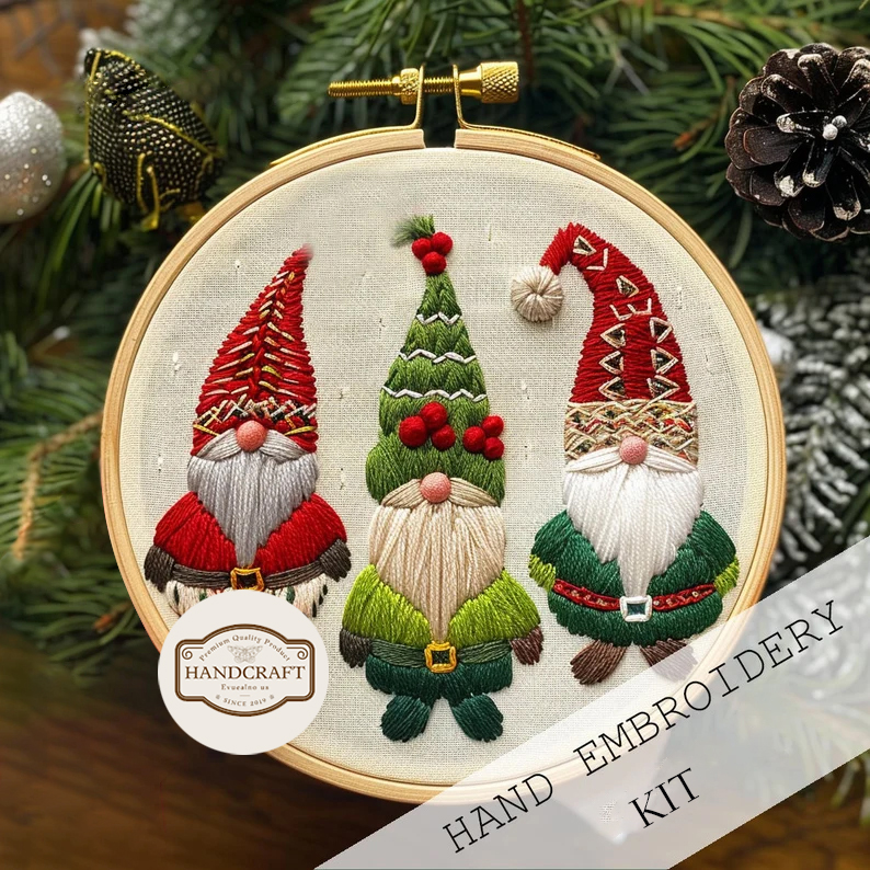 🔥Early Christmas Promotion !!! - Christmas Embroidery KIT [ Buy 2 GET 1 FREE ]