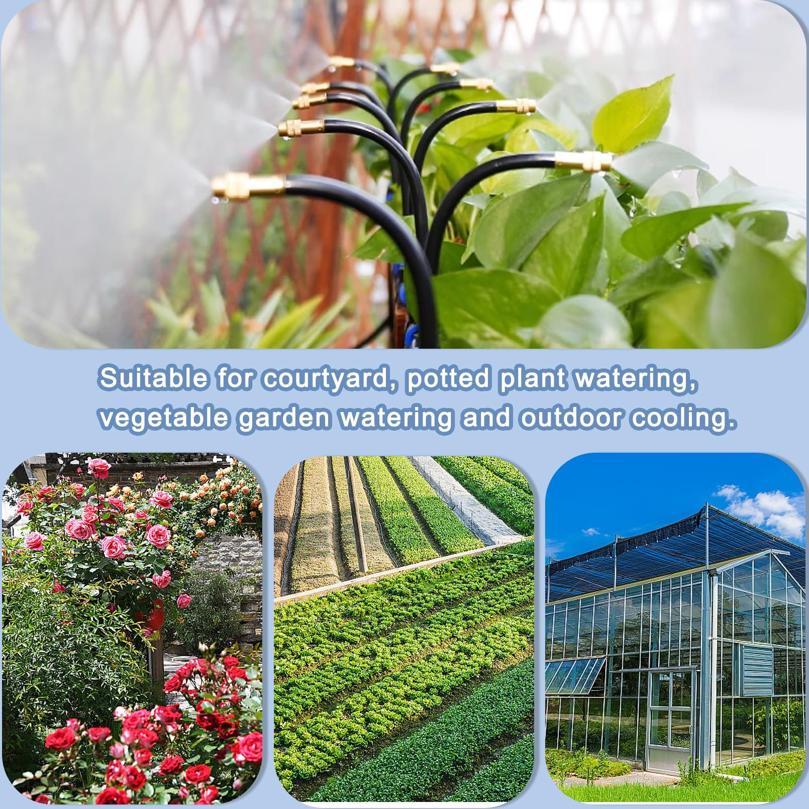 🎁TikTok Last Day Sale - 70% OFF🎉360° Curved Garden Automatic Irrigation System