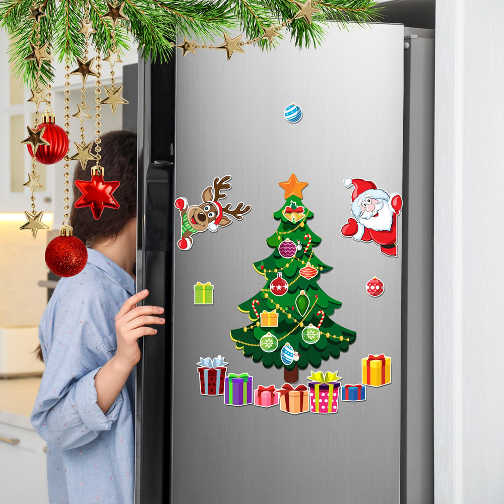 🔥Last Day Promotion 48% OFF-🎁-Christmas Themed Magnetic Sticker🎅