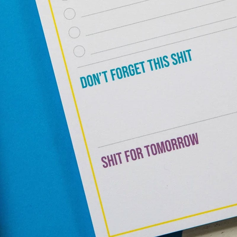 Funny notepad