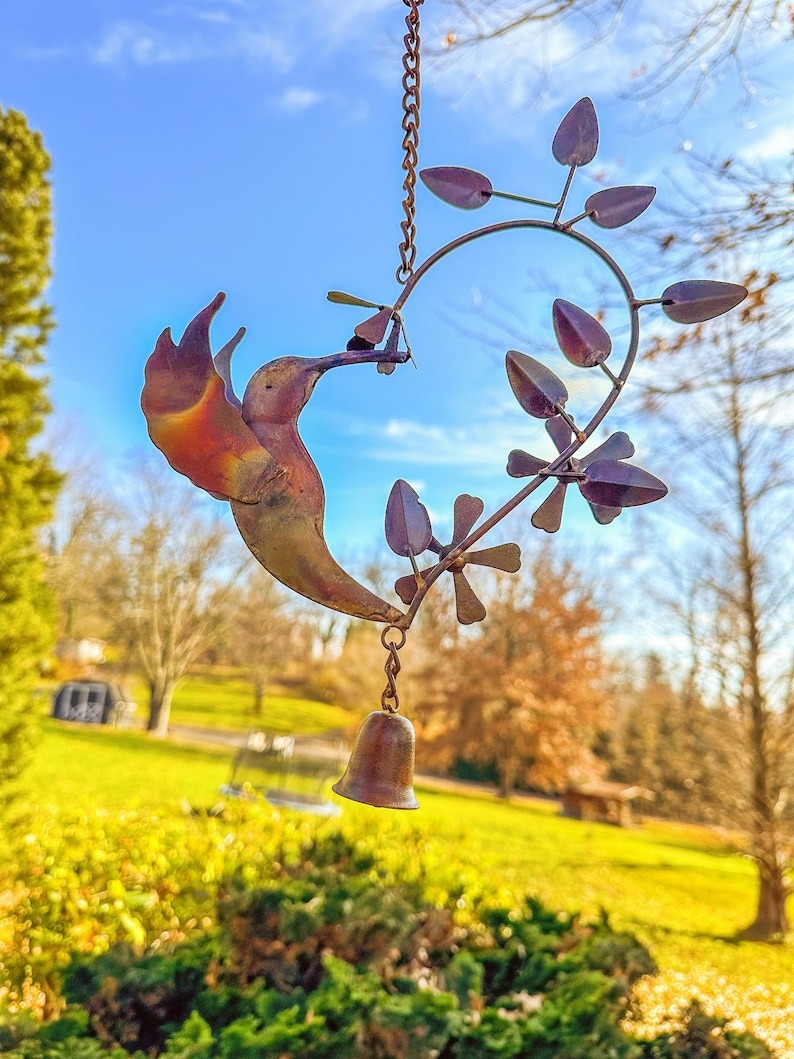 Hummingbird Heart Hanging Ornament