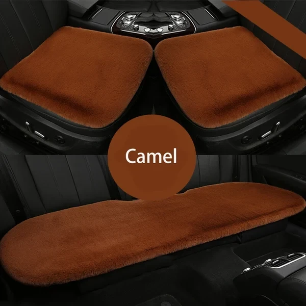 Plush Car Seat Cushion.