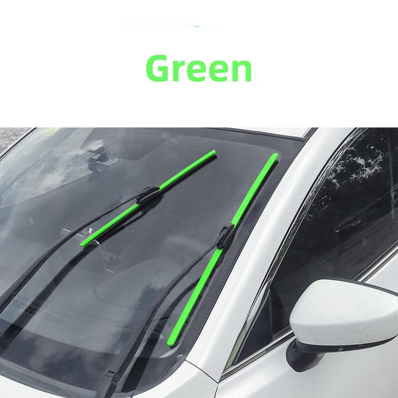 🔥Last Day Promotion 48% OFF-🎁-Colorful Boneless Silent Windshield Wipers - Clear Vision in Style!