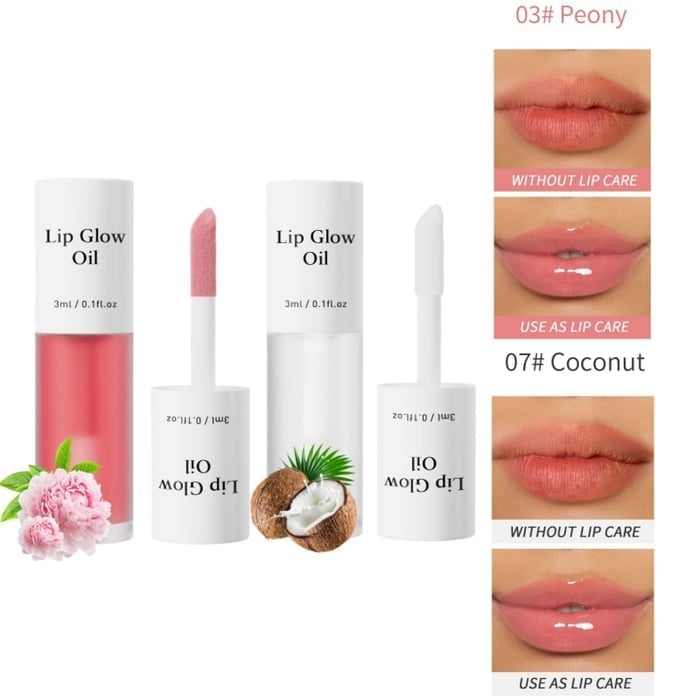💋 Get the Perfect Pout✨ Tinted Lip Glow Oil - For Lush, Hydrated Lips with a Natural Glow! 💖