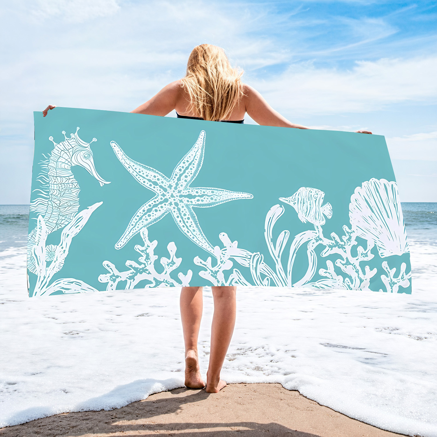 Last Day Promotion 50% OFF - 🔥Oversized Comfortable Absorbent & Fast Drying Luxury Beach Towels